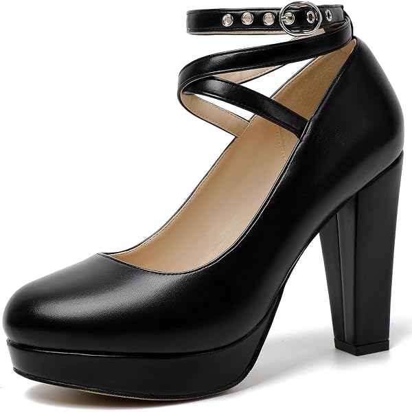 Mocassins à talons en cuir verni noir pour femme Luca Grossi