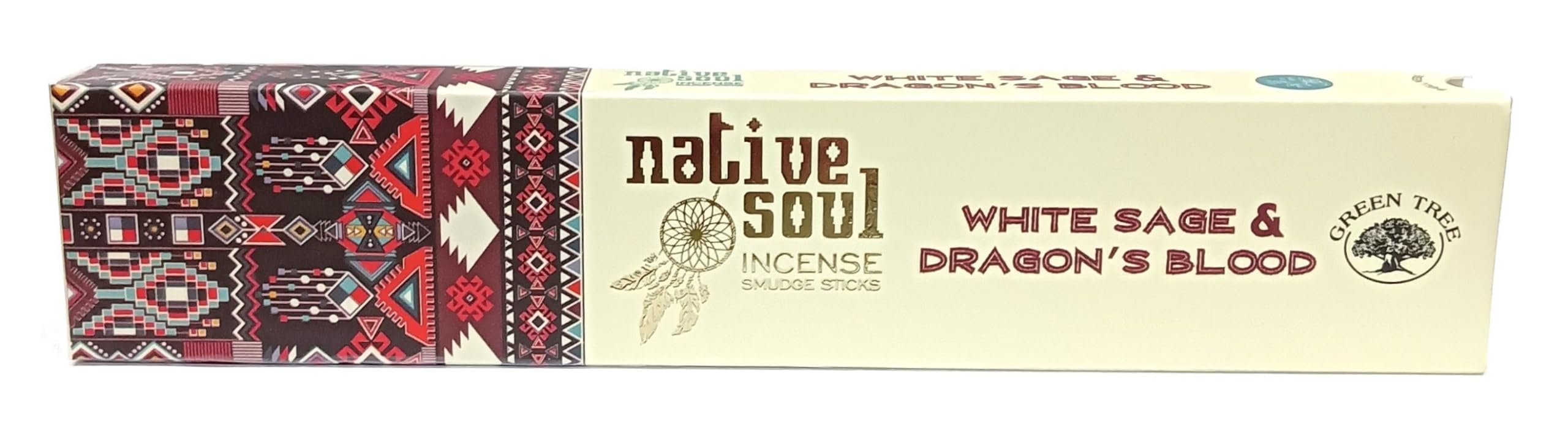 Native Soul Incense Smudge Sticks | WHITE SAGE & DRAGON'S BLOOD | 1 Box = 15g (1)