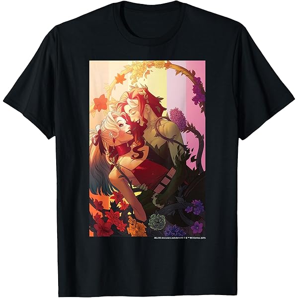 Amazon.com: Harley Quinn Hanging With Poison Ivy T-Shirt