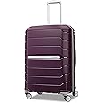 Samsonite Freeform 24-Inch Medium Luggage with Dual 360° Spinner Wheels - Checked Suitcase - TSA Lock, Airline-Approved - Lightweight Durable Polypropylene Expandable Hardshell - Amethyst Purple