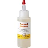 Liquid Animal Rennet &ndash; Single Strength Calf Rennet for Home Cheese Making &ndash; NON-GMO, Gluten-Free, Easy to Measure &amp; Use (2 oz)