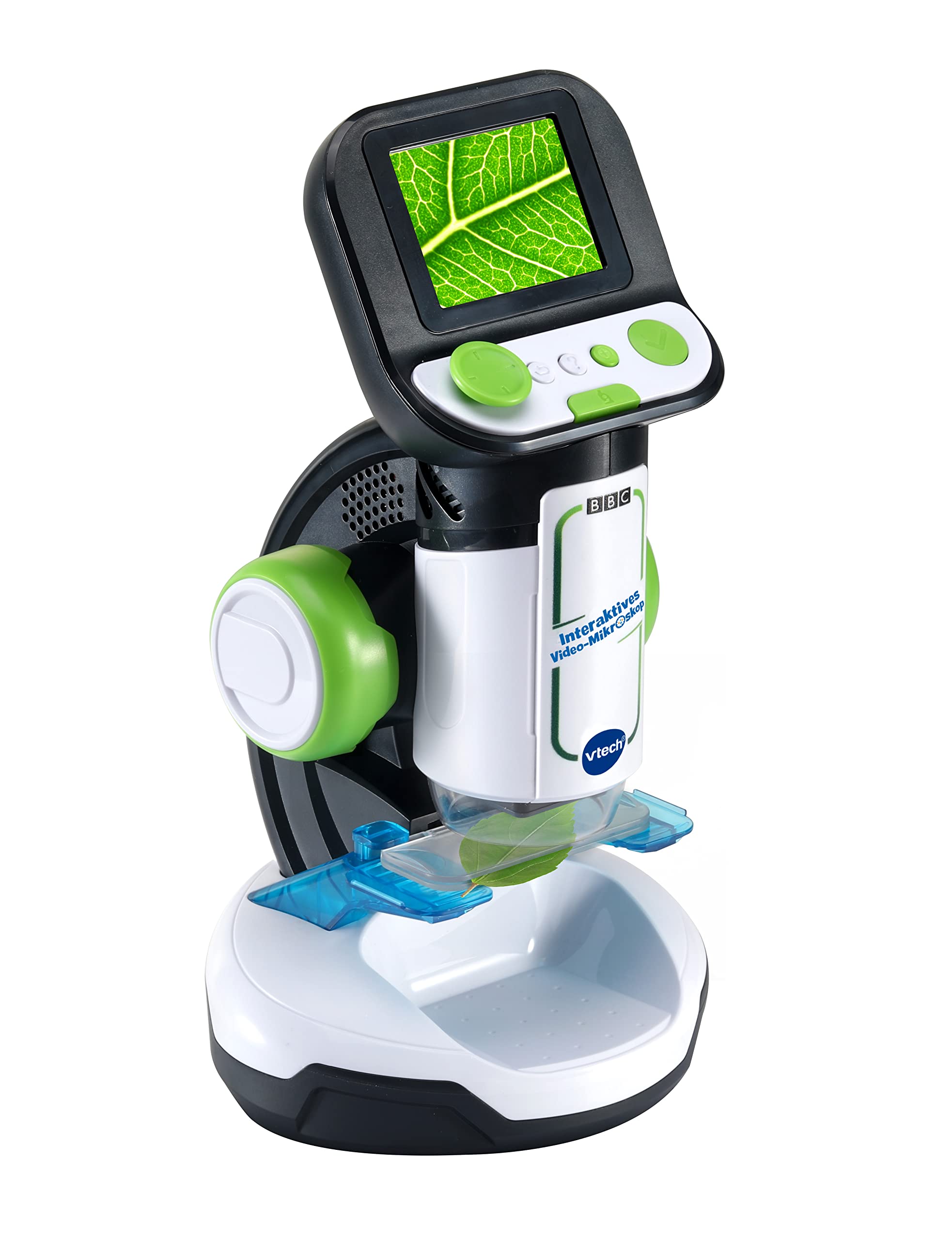 VTech Interaktives Video-Mikroskop – Bildschirm, smarte Objektträger, Audio-Fakten, Bild- und Videomaterial und Fotofunktion – Eigene Proben untersuchen und speichern – Für Kinder ab 7 Jahren 3