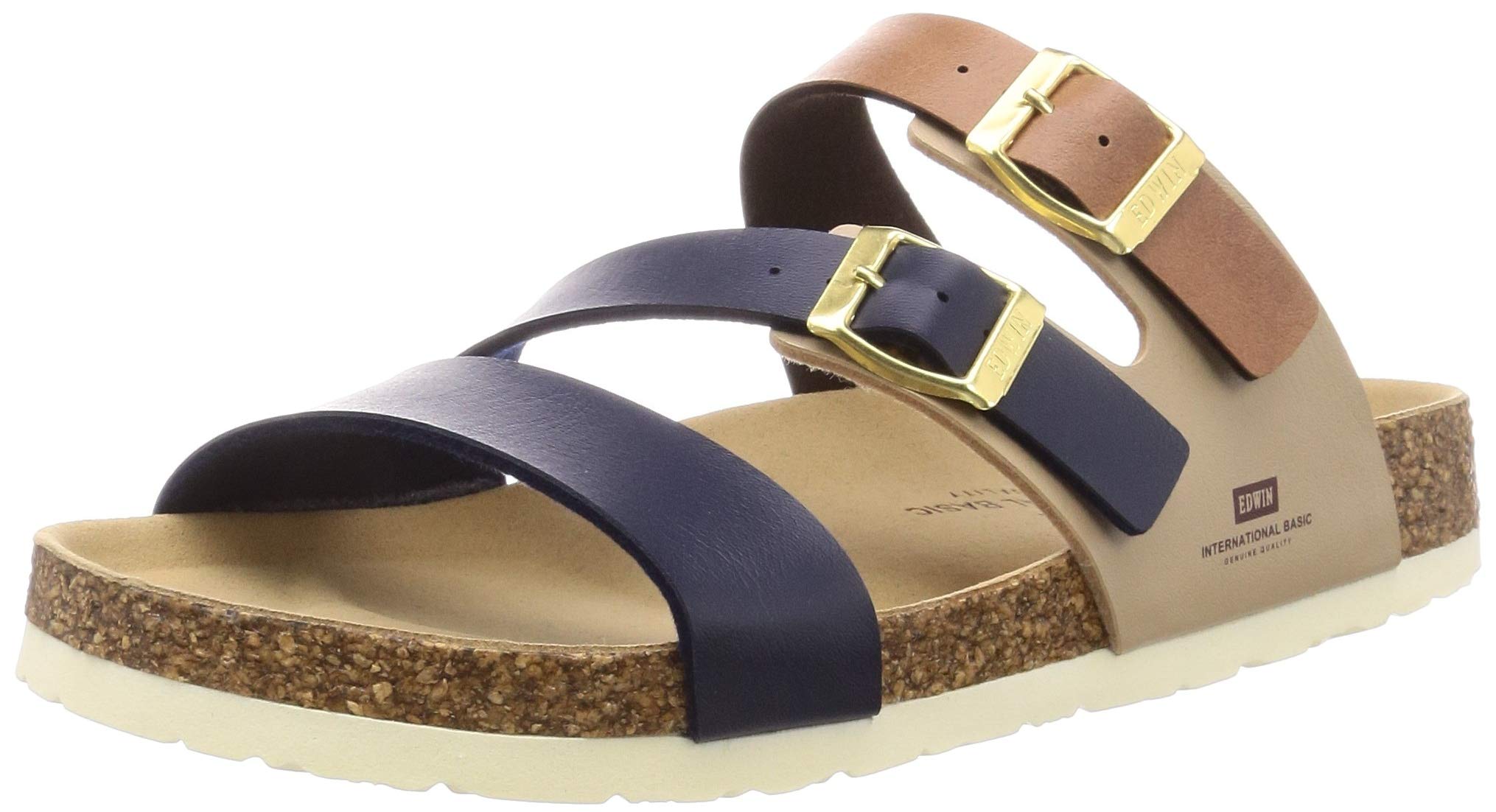 EDWIN EB1005 サンダル コルクフットベット ネイビー エドウィンの商品画像