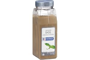 McCormick Culinary Ground Basil, 12 oz - One 12 Ounce Container of Basil Leaf Powder to Enhance Flavor of Tomato-Based Sauces, Roasted Chicken, Pizza and More