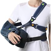 Velpeau Medical Shoulder Abduction Sling with Two Removable Pillows, L | Shoulder Immobilizer Strap for Sleeping, Rotator Cuff Surgery, Arm Sling for Women Men, Fits Left &amp; Right Arm, Bust ﹥41&Prime;