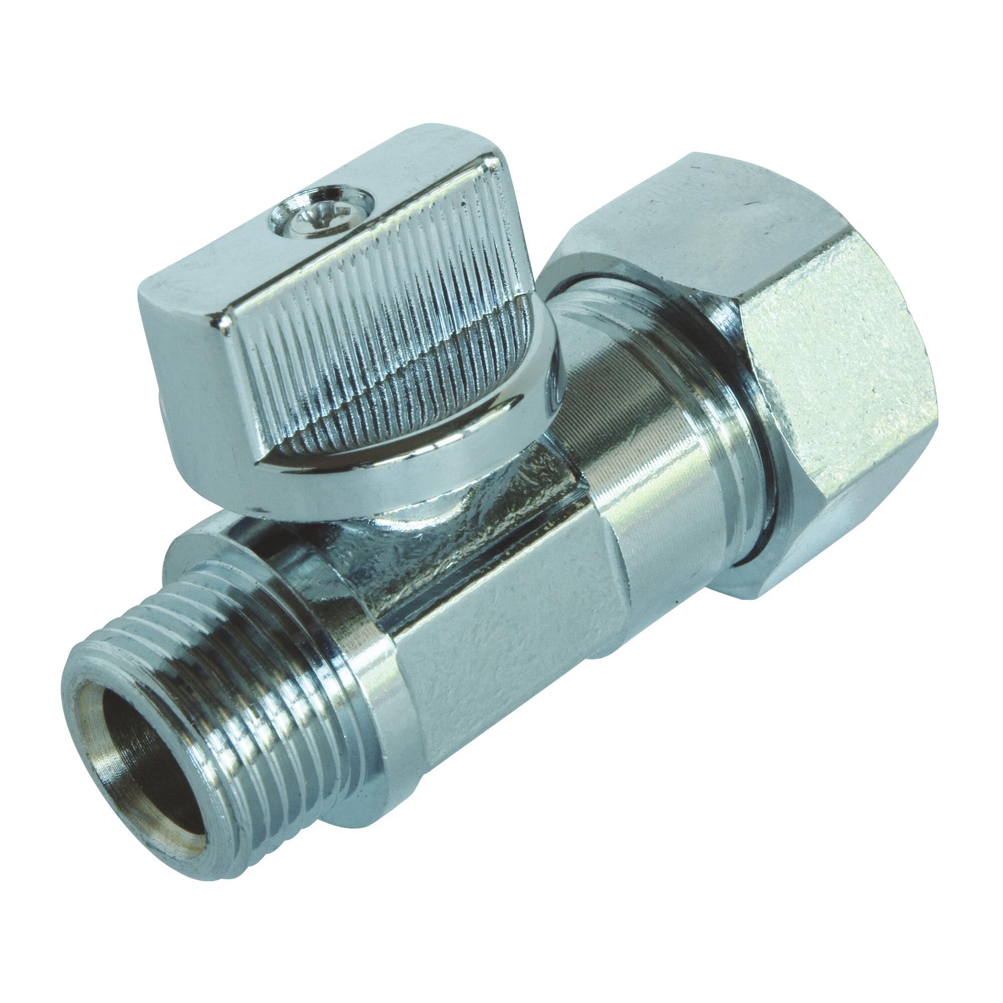 SOMATHERM FOR YOU 179-14 Mini Valve Chrome TC14 M12 / 17 YOU-179-14-Mini Ball bicono TC14-male 12/17, Gray