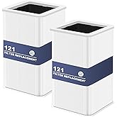 (2 Pack)121 Replacement Filter, Compatible with Blue P-ure 121 Air Purifier, H13 Particle, and Activated Carbon Filter