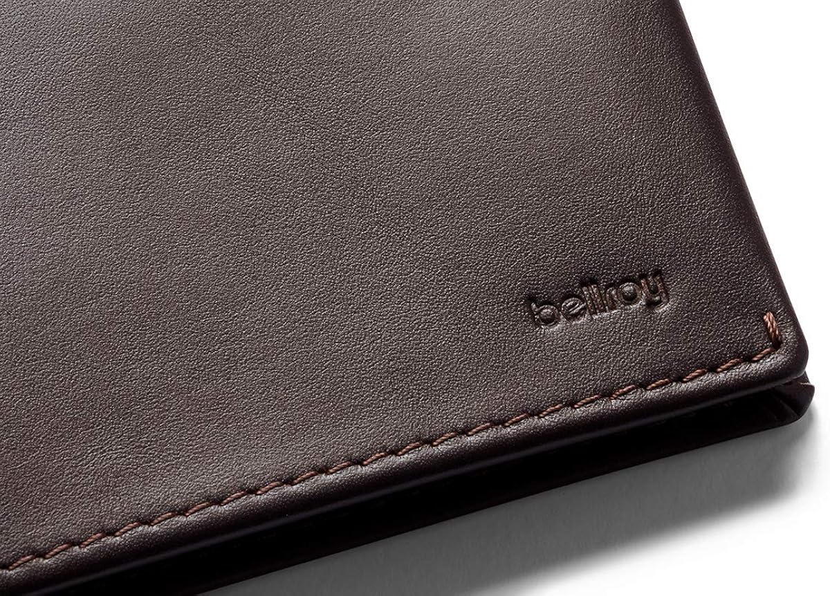 Bellroy Slim Sleeve Wallet (Leather Front Pocket Wallet, Thin Bifold Design, Holds 4-12 Cards, Folded Notes) - Java Caramel - Image 5