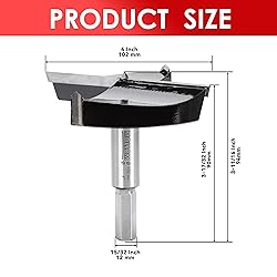 Mollom 4" (102mm) Forstner Drill Bit for Precise