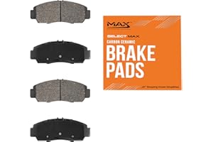 Max Advanced Brakes SelectMAX Front Brake Pads | Fits 2019-2022 Mercedes-Benz GLC300 | Low-Dust & Quiet | Carbon Ceramic with Hardware
