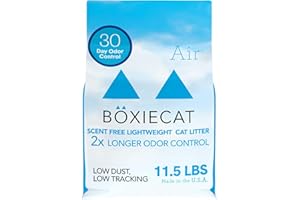 BOXIECAT Boxie® Unscented 30 Day Natural Odor Control Cat Litter, 11.5lb Lightweight Plant Based Kitty Litter