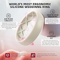 Egnaro Women’s Silicone Engagement Rings, Inner