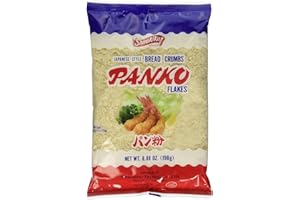 SHIRAKIKU Japanese Style Panko Bread Crumbs – Crispy Panko Flakes, Light and Crunchy, Wheat Bread Crumbs for Cooking and Frying - 6.98oz (Pack of 1)