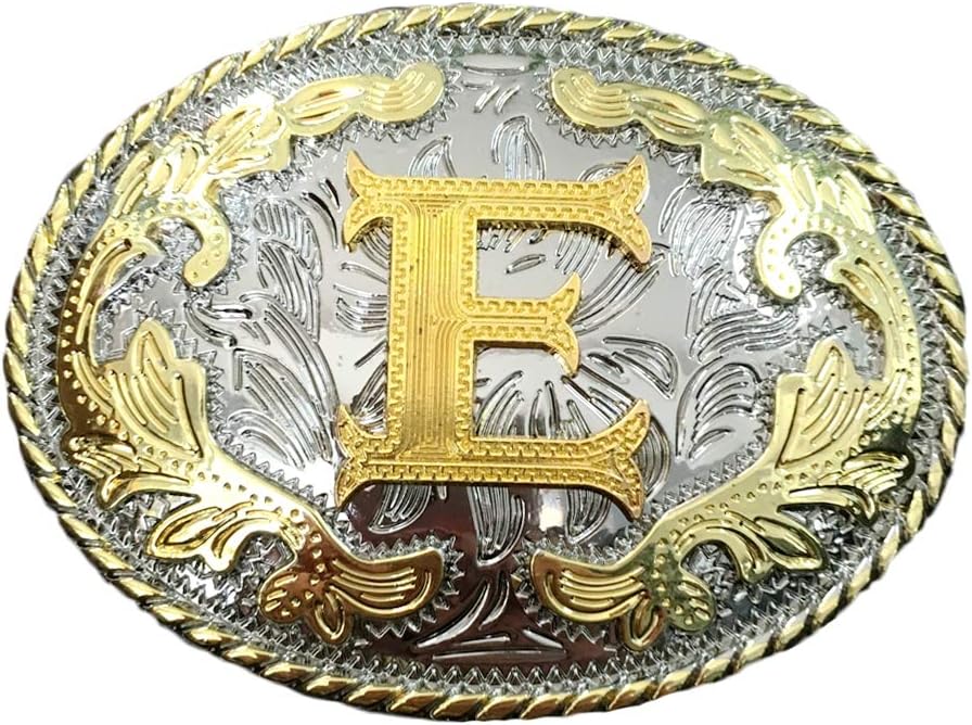 PANCY Western Style Cowboy Letter Belt Buckle For Men