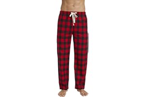 HiddenValor Mens Plaid Cotton Pajama Lounge Pants