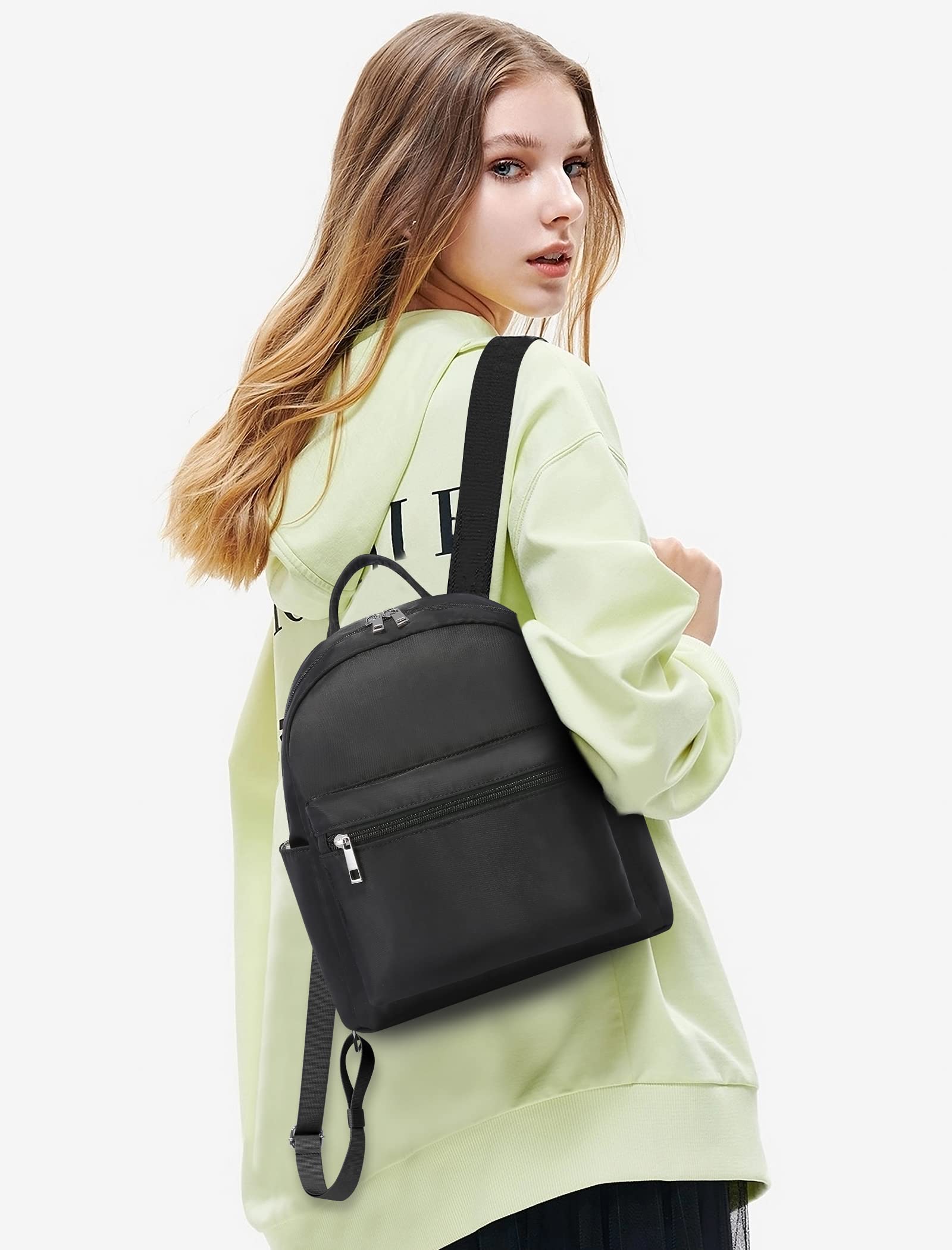 LOVEVOOK Mini Backpack for Women Light Weight Small Waterproof Backpack Purses Daily Backpack…