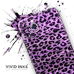 Design Skinz Vivid Purple Leopard Print