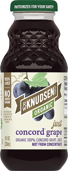 R.W. KNUDSEN ORGANIC JUST CONCORD GRAPE JUICE, 8...
