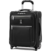 Travelpro Platinum Elite Softside Expandable Upright Luggage, Shadow Black, Carry-On 16-Inch