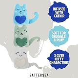 Rosewood Battersea Pack of 3 Cat Toys Plush Catnip Infused UK Charity view 2