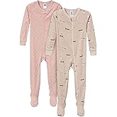 Gerber unisex-baby 2-pack Footed Pajamas