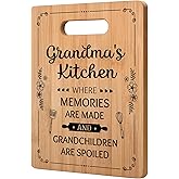 Grandma Gifts, Grandma Birthday Gifts, Unique Grandma's Cutting Board, Best Christmas Birthday Mothers Day Gifts for Grandmother Nana Granny from Granddaughter Grandson