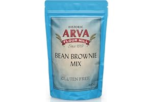 Gluten Free Brownie Mix – Bean Brownie Mix 590g – Makes 40 Brownies – 100% GF Brownie Mix - Made in Canada by Arva Flour Mill