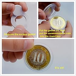 Wooden Coin Capsules Holder, Coin Storage Box Coin