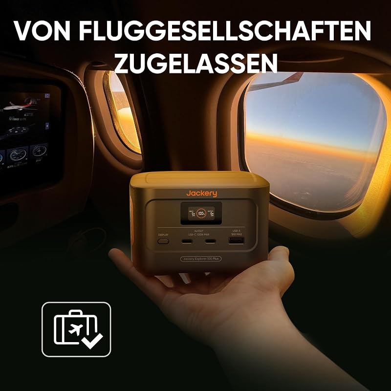 E100 Plus Tragbare Powerstation mit Schnellladung