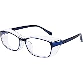 Safety Glasses with Readers 0~+400 for women Men Safety Blue Light Reading Glasses Goggles Eye Protection clear lens