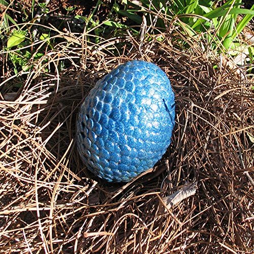 Dragon Egg - Teal Blue/Glitter - Easter Egg