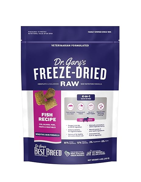 DR. GARY’S BEST BREED FREEZE-DRIED RAW FOOD, TOPPER...