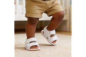 Baby Summer Sandals, Lightweight Breathable Mesh Infant Shoes Non-Slip Sole Adjustable First Walkers for Newborn Boys Girls