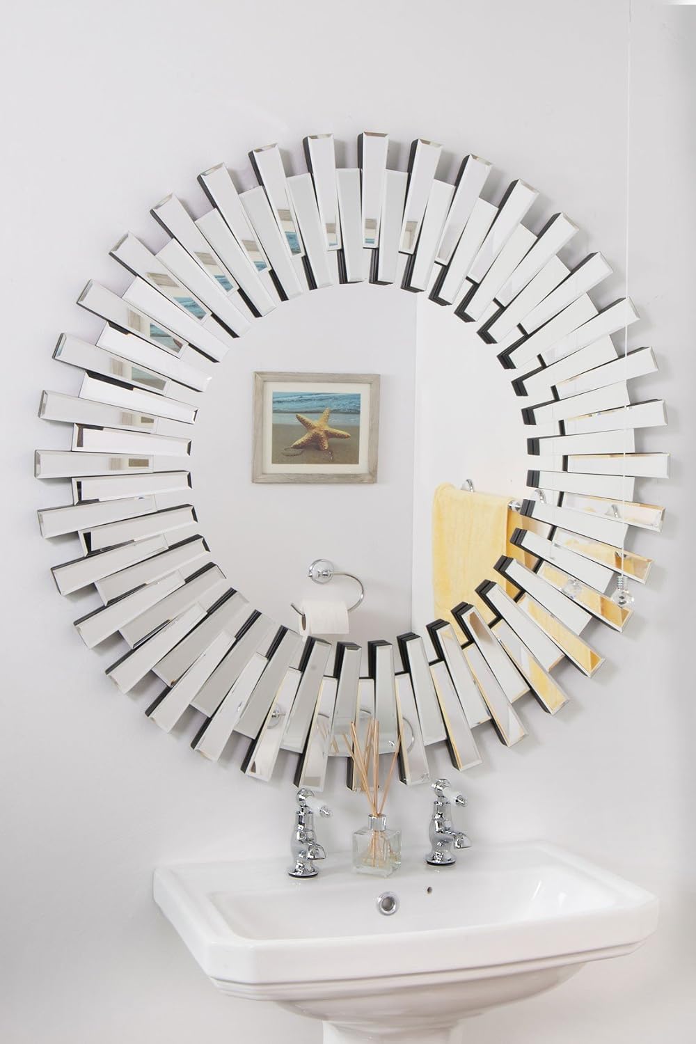 Silver Ornate Full Length Bevelled Dress Mirror, 3.5L x 91W cm - Image 3