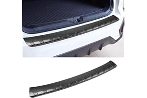 Hugeek Car Rear Bumper Protector fit for 2015-2020 Subaru Outback Accessories Back Trunk Door Sill Cover Scuff Plate Strip Guard Protection (for Subaru Outback 2015-2020 (Carbon Fiber))