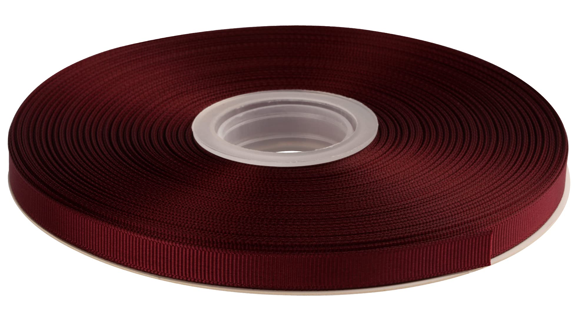 AVANAVA 9mm Wide Grosgrain Ribbon - 45 Meters, Ideal for Gift Wrapping, Hair Bows, Home Decor, Flower Arrangement (277-Burgundy)