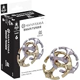 UNIVERSITY GAMES CORPORATION HANAYAMA CAST Puzzle, Rotor Level 6 | Hanayama Rotor Cast Metal Brain Teaser Puzzle, Mensa Rated Level 6, Metal Disentanglement Puzzle, Ages 12+