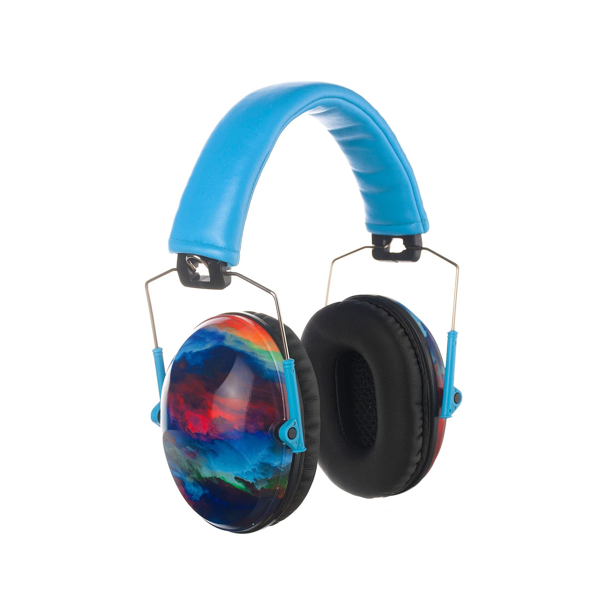 PROTEAR Kids SNR 28dB Noise Reduction Ear Protection Safety Ear Muffs, Adjustable Ear Defender for Kids, Children Hearing Protection Firework, Homework (Sunset Glow)