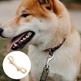 UKCOCO 90mm Brass Double Ended Bolt Snap Hook Clasp for Dog Leash Bag Strap view 9