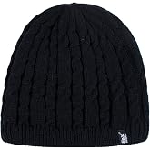 HEAT HOLDERS Women's Alesund Hat - Thick, Soft &amp; Warm Hat for Women - Knitted Beanie - Cute Winter Gear | Black/One Size