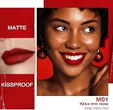 Oulac Red Lipstick Matte Liquid Lipstick Long Lasting Vegan M01 view 2