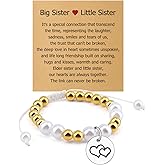 Mwphuy Sister Birthday Gifts Bracelets for Women Gifts for Sister Birthday from Sisters Christmas Wedding Graduation Gift Best Friends Gift for Women Long Distance Friendship Bracelets for Sisters