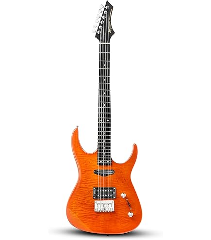 Amazon.com: Leo Jaymz Electric Guitar Hurricane Deluxe Series