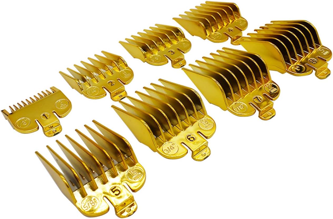 AIRERA Professional Hair Clipper Guide Combs w/Clear Rack, Replacement ...