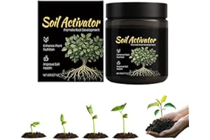 Soil Pro Activator, Water Soluble Formula for Vegetables, Flowers, Houseplants, Indoor and Outdoor Plant Care (1pcs)