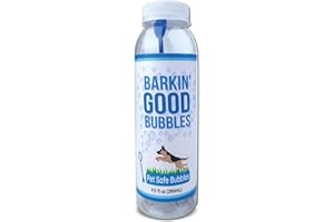 GENERIC Barkin’ Good Bubbles Dog Toy, 9.5 fl oz Natural Plant-Based Bacon-Scented Bubble Solution, Great for Indoor & Outdoor Play