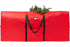 CARRYWELL (Not Made In China) Heavy Duty Christmas Tree Storage Bag 9 ft, Fits Up to 9 Foot Artificial Tree, Durable Handles w/Tear Proof and Waterproof 600D Canvas, Laminated Interior