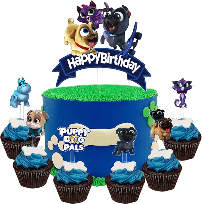 bingo and rolly birthday cake