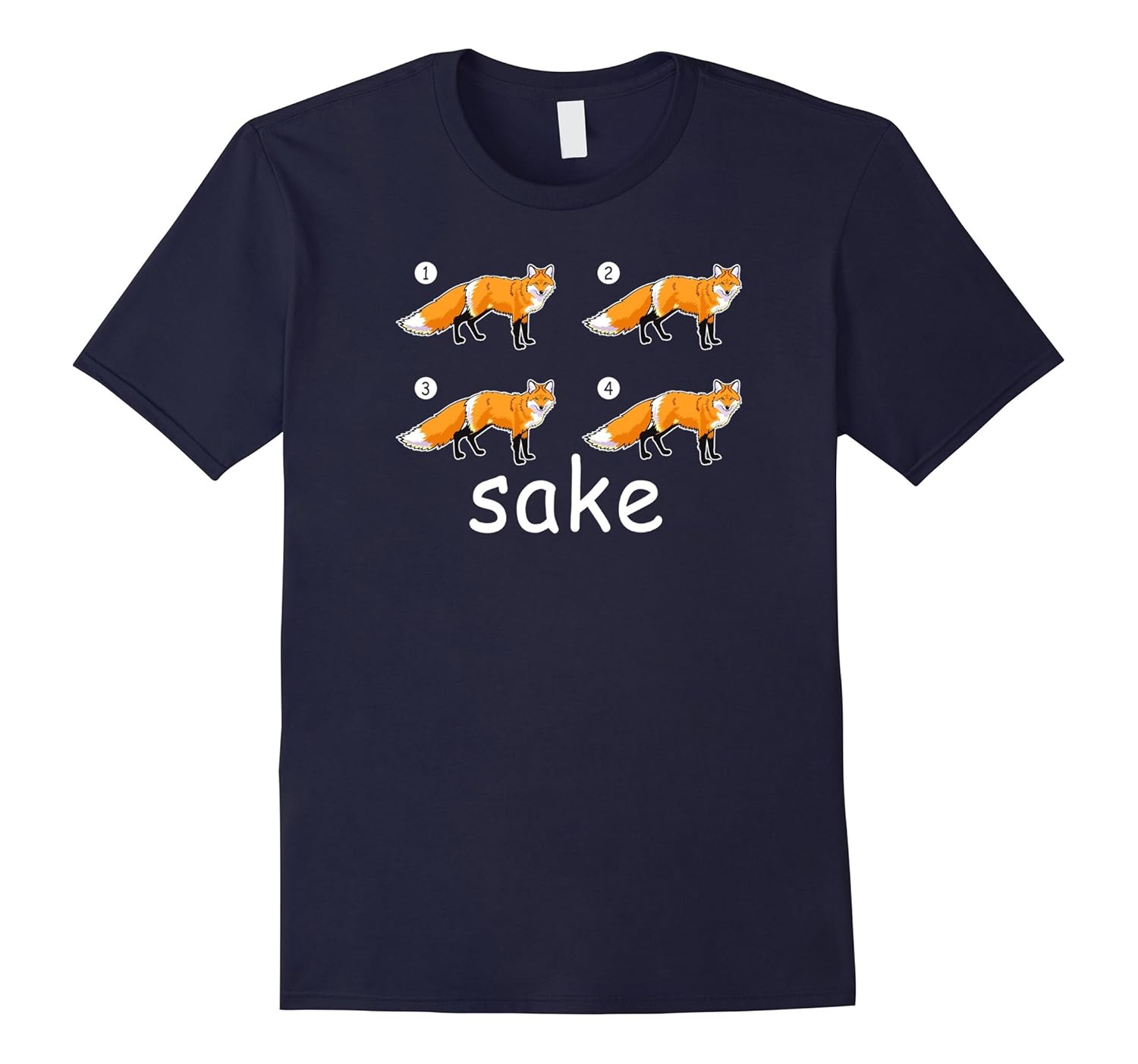 For Fox Sake Funny Four Foxes T-Shirt-T-Shirt