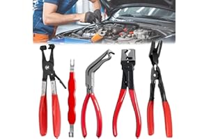 5-Piece Automotive Electrical Disconnect Pliers Kit, Automotive Electrical Terminal Connector Separator Removal Tool, High-Ca